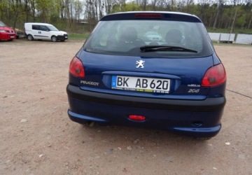 Peugeot 206 Hatchback 1.4 i 75KM 2008 Peugeot 206 1.4ben,klima,el.szyby,oplanony 1.4 Benzyna 75KM, zdjęcie 5