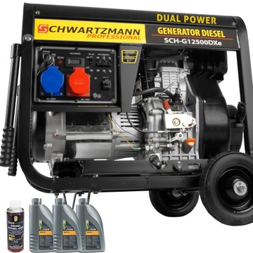AGREGAT PRĄDOTWÓRCZY DIESEL 3-fazowy 8kW AVR DUAL