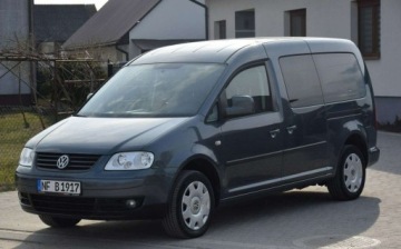 Volkswagen Caddy III Furgon 1.6 102KM 2010 Volkswagen Caddy 1.6B MPI Maxi Rampa Dla Niepelnosprawnych 135 TYS KM Spro, zdjęcie 2