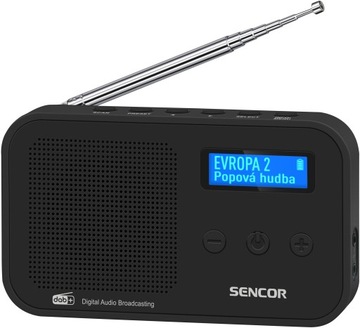 Radio Cyfrowe DAB+ Przenośne Budzik Sencor SRD7200