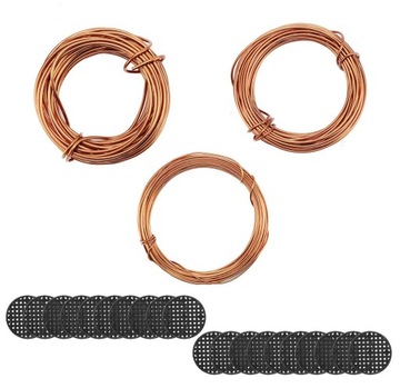 ZESTAW DRUTU ALUMINIOWEGO NARZĘDZIA OGRODOWE BONSAI WEAVE 23szt