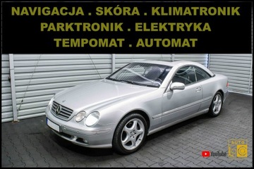 Mercedes CL W215 2002 Mercedes CL 500 BOSE + Navi + SKÓRA + Sekwencyjny