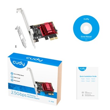 Сетевая карта CUDY PE25 2,5 Гбит PCI-E