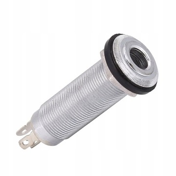 GNIAZDO JACK GITAROWE 1/4 CALA STEREO CYLINDRYCZNE