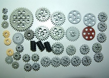 MIX TH9 = Шестеренки LEGO TECHNIC 40 шт - на 20% ДЕШЕВЛЕ