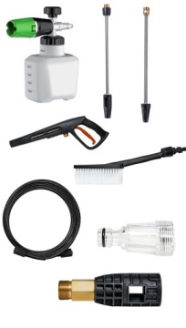 МОЩНАЯ МОЙКА ДАВЛЕНИЯ 170бар 24,5 КГ 2500ВТ НАБОР 7 шт для дачи STALCO