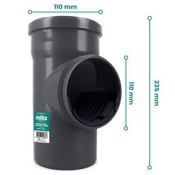 РЕВИЗИЯ ЖЕЛОБА Сточная труба 110 мм ФИЛЬТР ЖЕЛОБА Графитовый колпачок