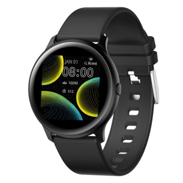 СМАРТ-ЧАСЫ G. ROSSI SW010-11 ЧЕРНЫЕ ЭЛЕГАНТНЫЕ СПОРТИВНЫЕ ЧАСЫ В ПОДАРОК