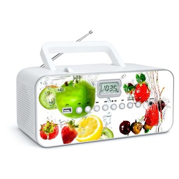 PRZENOŚNE RADIO KUCHENNE MUSE M-28VF CD-MP3 USB