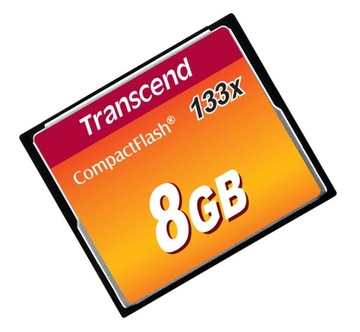 KARTA PAMIĘCI COMPACTFLASH TRANSCEND 133X 8 GB