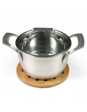 Настольная подставка POT PAD, столешница из бамбука - экологическая