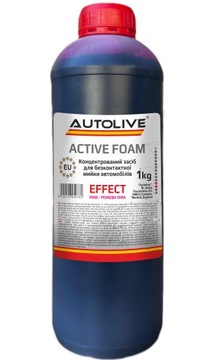 Aktywna piana AUTOLIVE EFFECT RÓŻOWA PINK 1kg