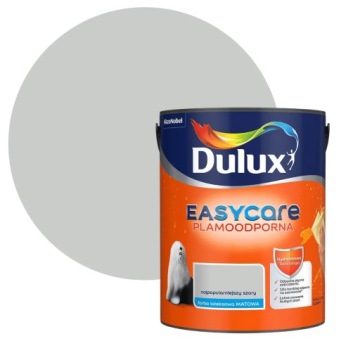 DULUX EASYCARE FARBA LATEKSOWA PLAMOODPORNA Najpopularniejszy Szary 5L