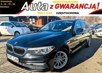 BMW Seria 5 G30-G31 Touring 520d 190KM 2018 BMW 520 190PS OPŁACONY Bezwypadkowy Automat, zdjęcie 1