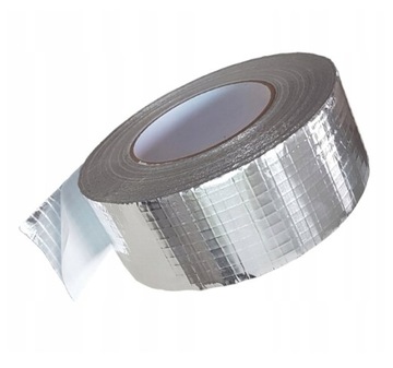 Taśma klejąca aluminowa zbrojona 50mm 50mb