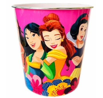 KOSZ NA ŚMIECI BAJKOWY POJEMNIK DLA DZIECI PRINCESS DISNEY KSIĘŻNICZKI