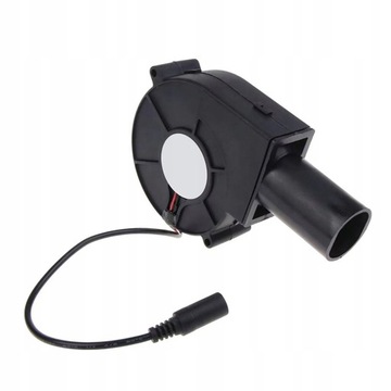 DMUCHAWA WENTYLATOR TURBINA 12V 15 W CZARNY
