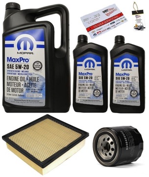 MOPAR 5W20 + FILTRY JEEP GRAND CHEROKEE 5,7 11-13