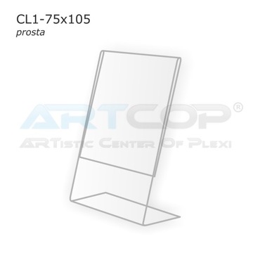 Прайс-лист 75х105 из оргстекла PLEXI Ценник, описание