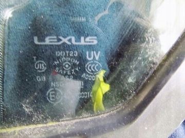 LEXUS GS III 05-12 SKLO (OKNO) DVEŘE LEVÝ ZADNÍ