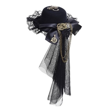 Nakrycie głowy w stylu Steampunk Mini Top Hat Fancy Dress na świąteczną