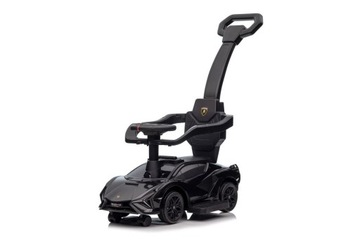 Lamborghini QLS-996T Black Ride-On с коляской