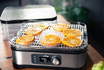 СУШИЛКА ДЛЯ ГРИБОВ, ФРУКТОВ И ОВОЩЕЙ, КОМФОРТНЫЙ ТАЙМЕР, ВЫСОКАЯ МОЩНОСТЬ, 450ВТ, 5x