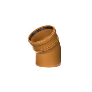 Kolano kanalizacyjne PP 160 / 30 st.