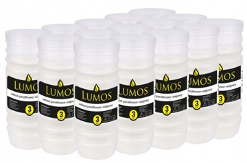 WKŁAD DO ZNICZA LUMOS 3 DNI CAŁOROCZNY 15 SZTUK