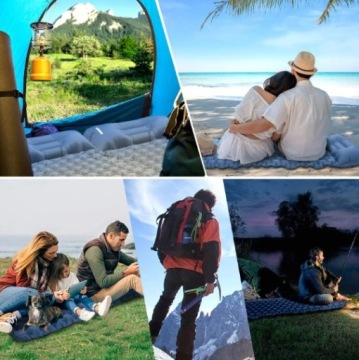 НАВЕСНОЙ МАТРАС КЕМПИНГОВОЕ СИДЕНЬЕ СЕРЫЙ