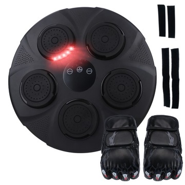 МУЗЫКАЛЬНЫЙ БОКСЕРСКИЙ МАШИНА В ТРЕНИРОВОЧНОЙ БОКСЕРСКОЙ СТЕНЕ С 1 ПАРУ ПЕРЧАТОК