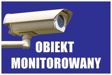 Tabliczka Obiekt monitorowany 30x20 wz1