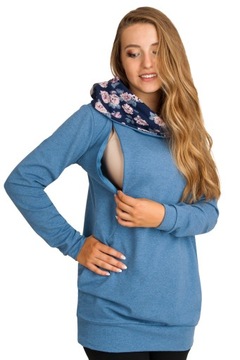 BLUZA CIĄŻOWA ROSALIA DO KARMIENIA L/XL jeans