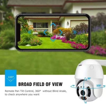 НАРУЖНАЯ КОММУТАЦИОННАЯ IP-КАМЕРА WIFI Full HD с 4-кратным ЗУМОМ