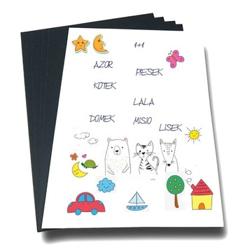 5xELASTYCZNA tablica MAGNETYCZNA SUCHOŚCIERALNA A3