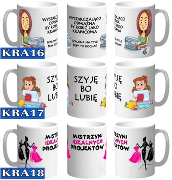 KUBEK DLA KRAWCOWEJ KRAWCOWA SZWACZKA IMIĘ PREZENT