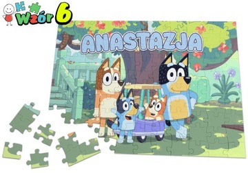 ПАЗЛ БАЙКА СИНИЙ СИНИЙ - ВАШЕ ИМЯ ПЕЧАТЬ - ПОДАРОК ​​ДЛЯ