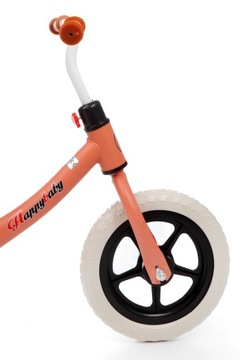 Różowy dziecięcy rowerek biegowy FOX-05 12 cali