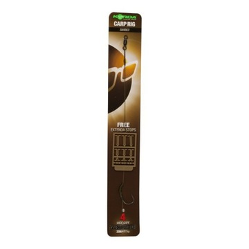 Przypon Karpiowy Bezzadziorowy Korda Hingle Rig Choddy r. 6 IQ Boom 20 lb