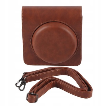 Чехол из искусственной кожи для FujiFilm Instax SQ6, коричневый