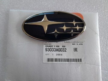 SUBARU LEGACY OUTBACK 05-09 ZNAK ZNAKY LOGO 93033AG032