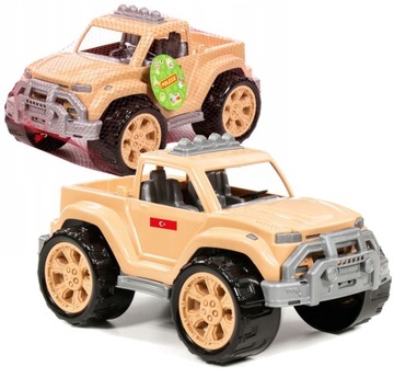Duży Samochód terenowy Wojskowy Off Road 38cm auto terenówka Polesie