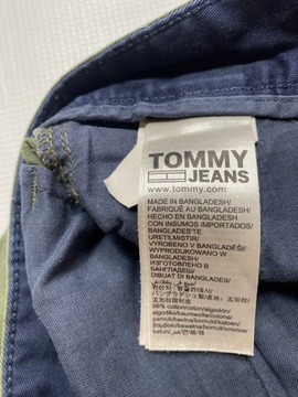 Tommy Hilfiger Jeans ORYGINAL SPODENKI KHAKI W 33