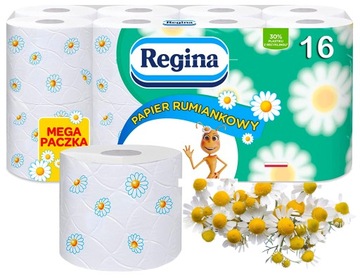 Regina Rumiankowy Papier Toaletowy 16 rolek MEGA