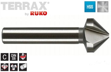 Зенковка на 90 градусов. 16,5 мм HSS TERRAX РУКО