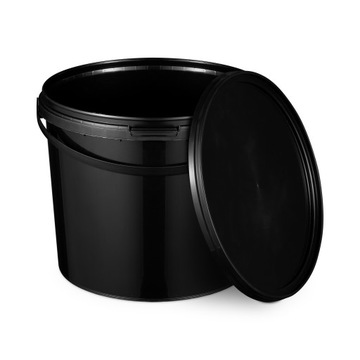 Wiadro plastikowe 5 Litr na ŻYWNOŚĆ CZARNE