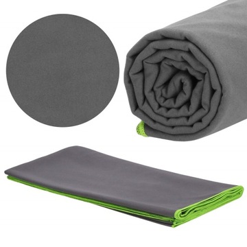 БЫСТРОСУХОЕ ПЛЯЖНОЕ ПОЛОТЕНЦЕ ИЗ МИКРОФИБРЫ 90х180см СПОРТИВНОЕ БОЛЬШОЕ