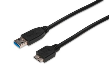 Digitus USB-A 3.0 — microUSB-B 3.0, M/M 1,8 м