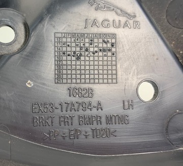 JAGUAR F-TYPE LEVÝ VÝZTUHA NÁRAZNÍKU PŘEDNÍ EX53-17A794-A