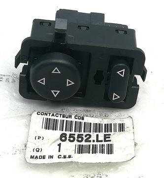 PRZEŁĄCZNIk REGULACJI LUSTEREK PEUGEOT 406 6552LE